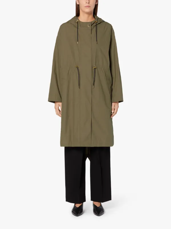 WINDHILL Khaki Cotton Oversized Parka | LM-1076