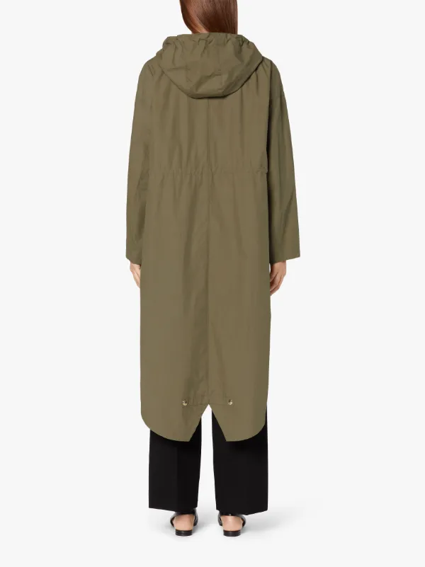 WINDHILL Khaki Cotton Oversized Parka | LM-1076