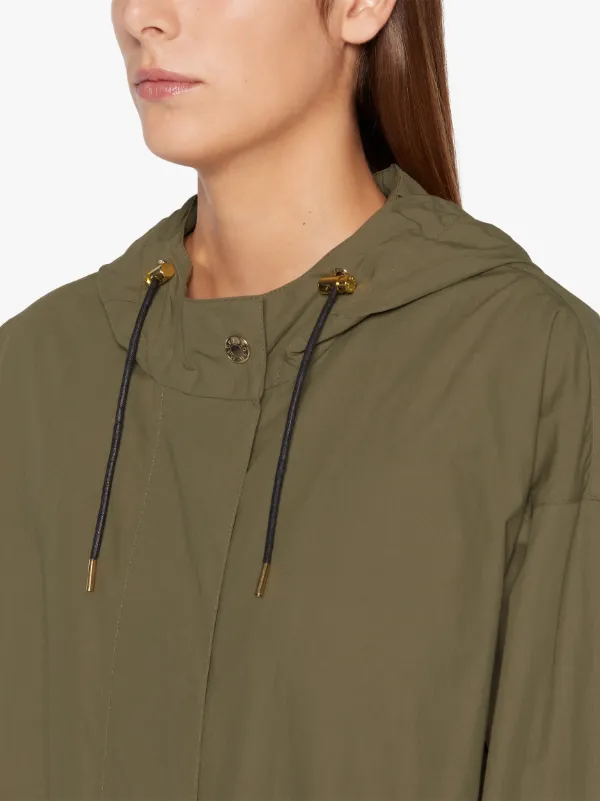 WINDHILL Khaki Cotton Oversized Parka | LM-1076