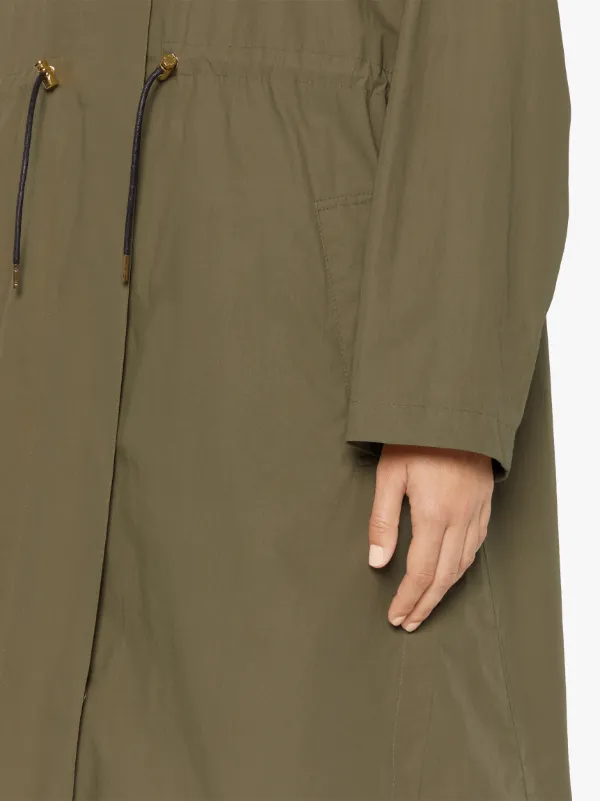 WINDHILL Khaki Cotton Oversized Parka | LM-1076