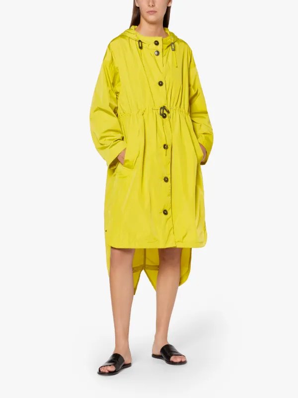 WINDHILL Yellow Nylon Oversized Parka | LM-1076