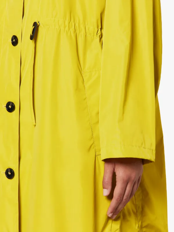 WINDHILL Yellow Nylon Oversized Parka | LM-1076