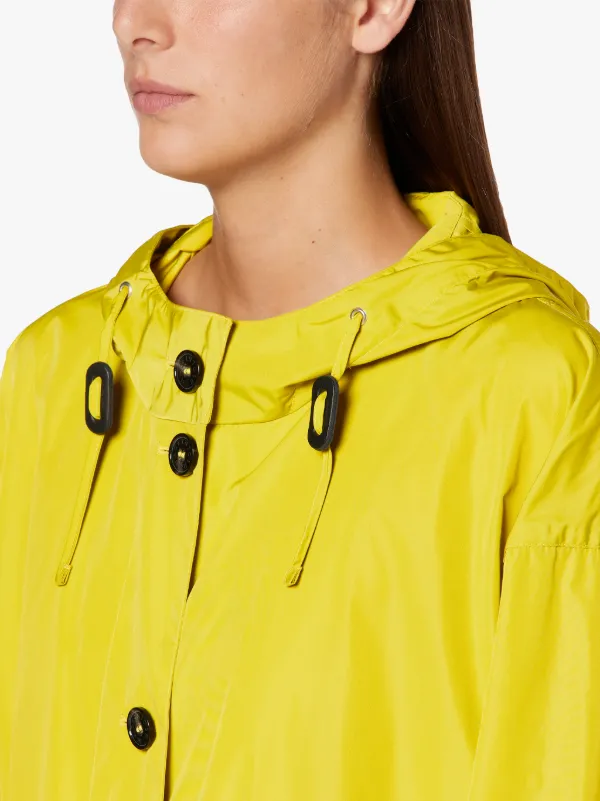 WINDHILL Yellow Nylon Oversized Parka | LM-1076