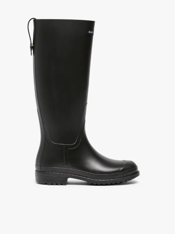 WISTON Black Wellington Boots | LB-1001 | Mackintosh