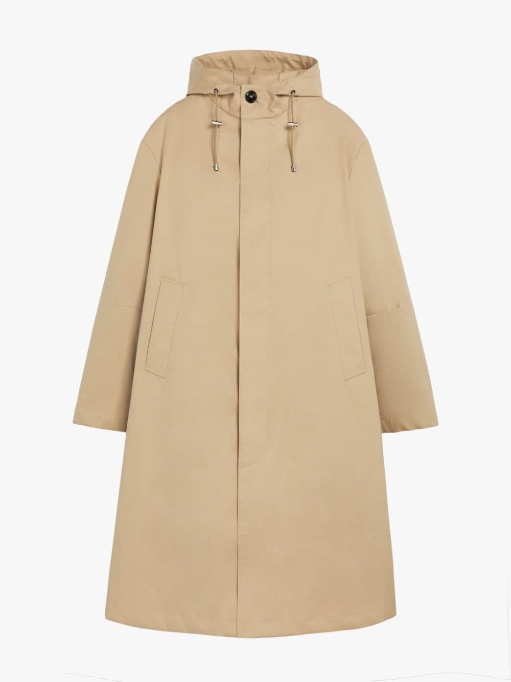 WOLFSON Fawn RAINTEC Cotton Long Hooded Coat - Mackintosh