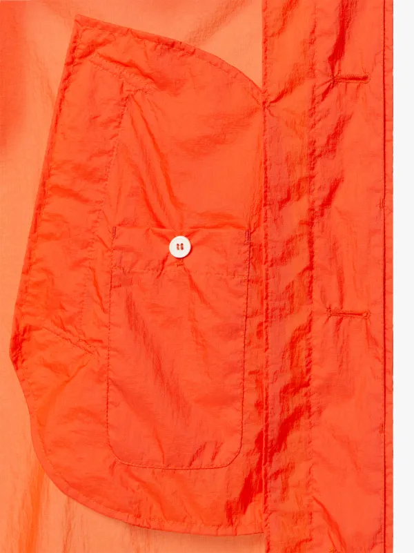 WOLFSON Orange Nylon Hooded Coat | GMM-219