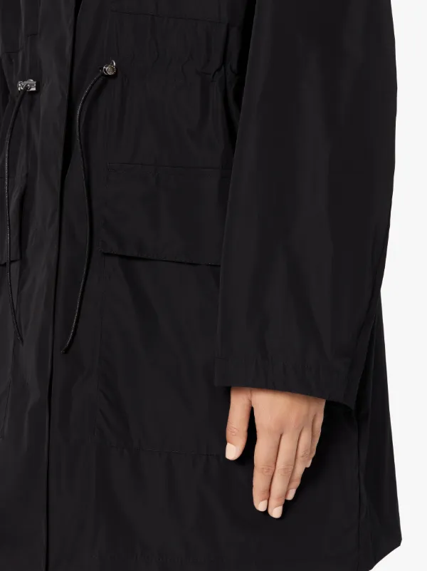 WOODHILL Black Nylon Short Coat | LM-1076