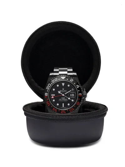 MAD Paris customised Rolex GMT Master II 46mm black red | MODES