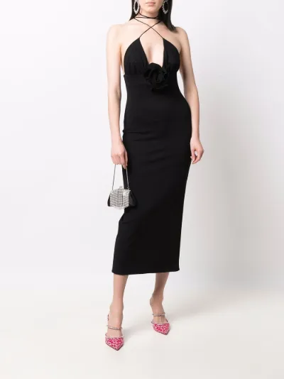 spaghetti strap halter dress