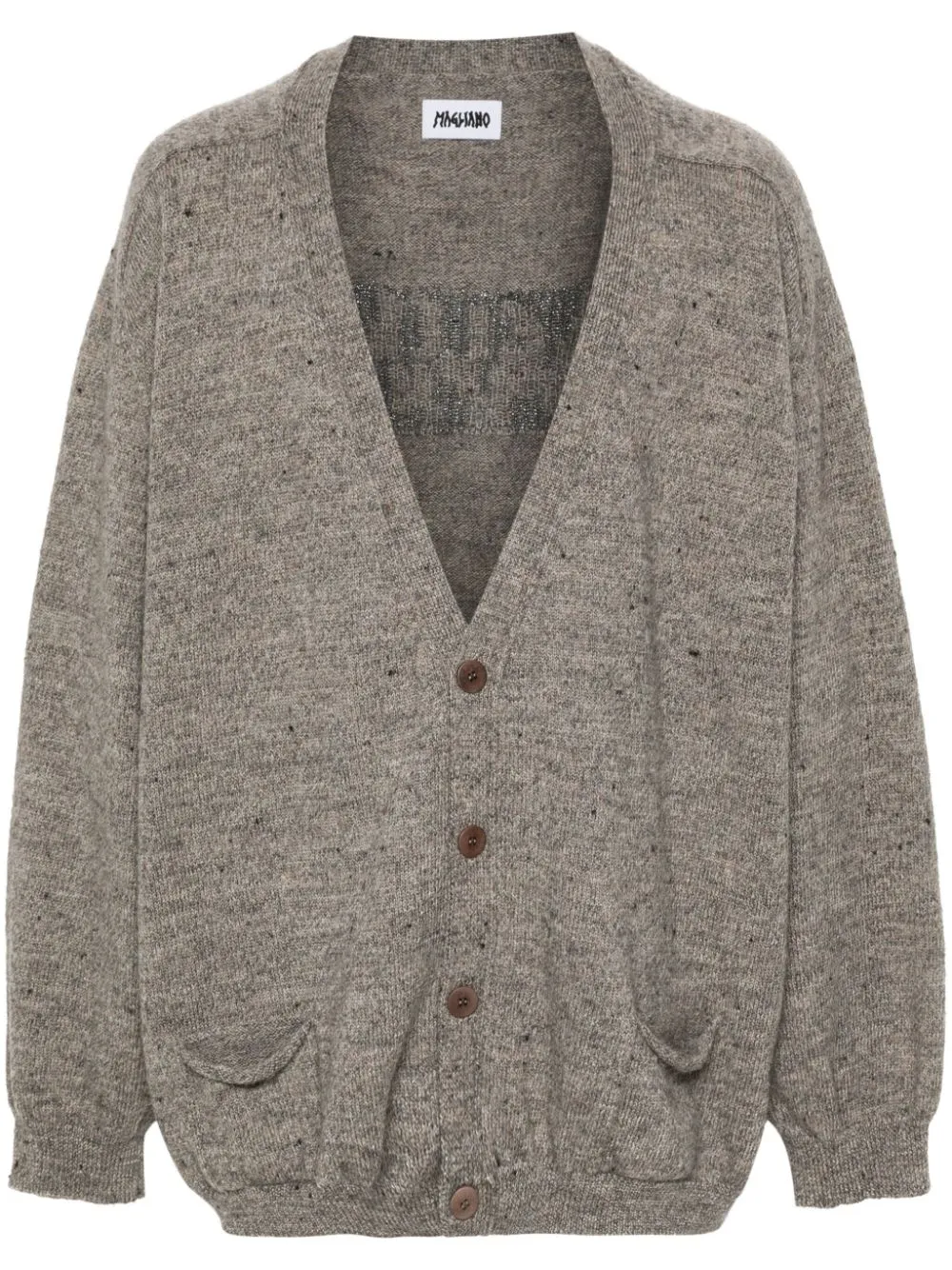 トップス MAGLIANO wool cardigan 23AW MAGLIANO wool cardigan 23AWGucci ロゴミュール(スカイブルー