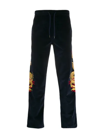 Maharishi embroidered Chinese dragon track pants | Eraldo.com US