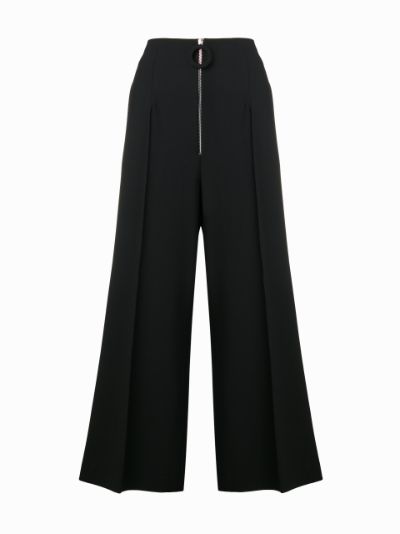 cropped flared trousers | Maison Flaneur | Eraldo.com