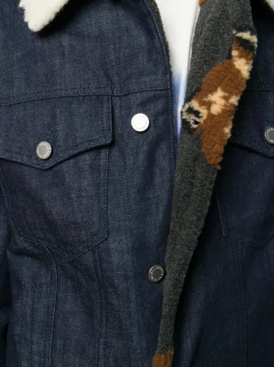 maison kitsune denim jacket