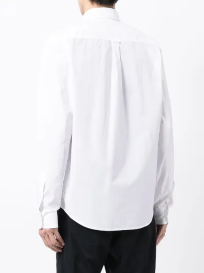 maison kitsune long sleeve polo