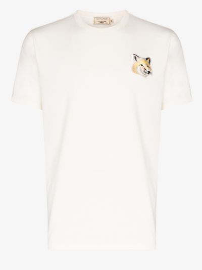 maison kitsune fox head patch sweatshirt