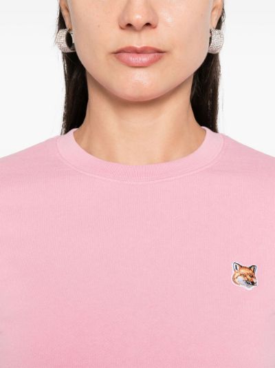 Maison Kitsune Fox Head patch sweatshirt Eraldo UK