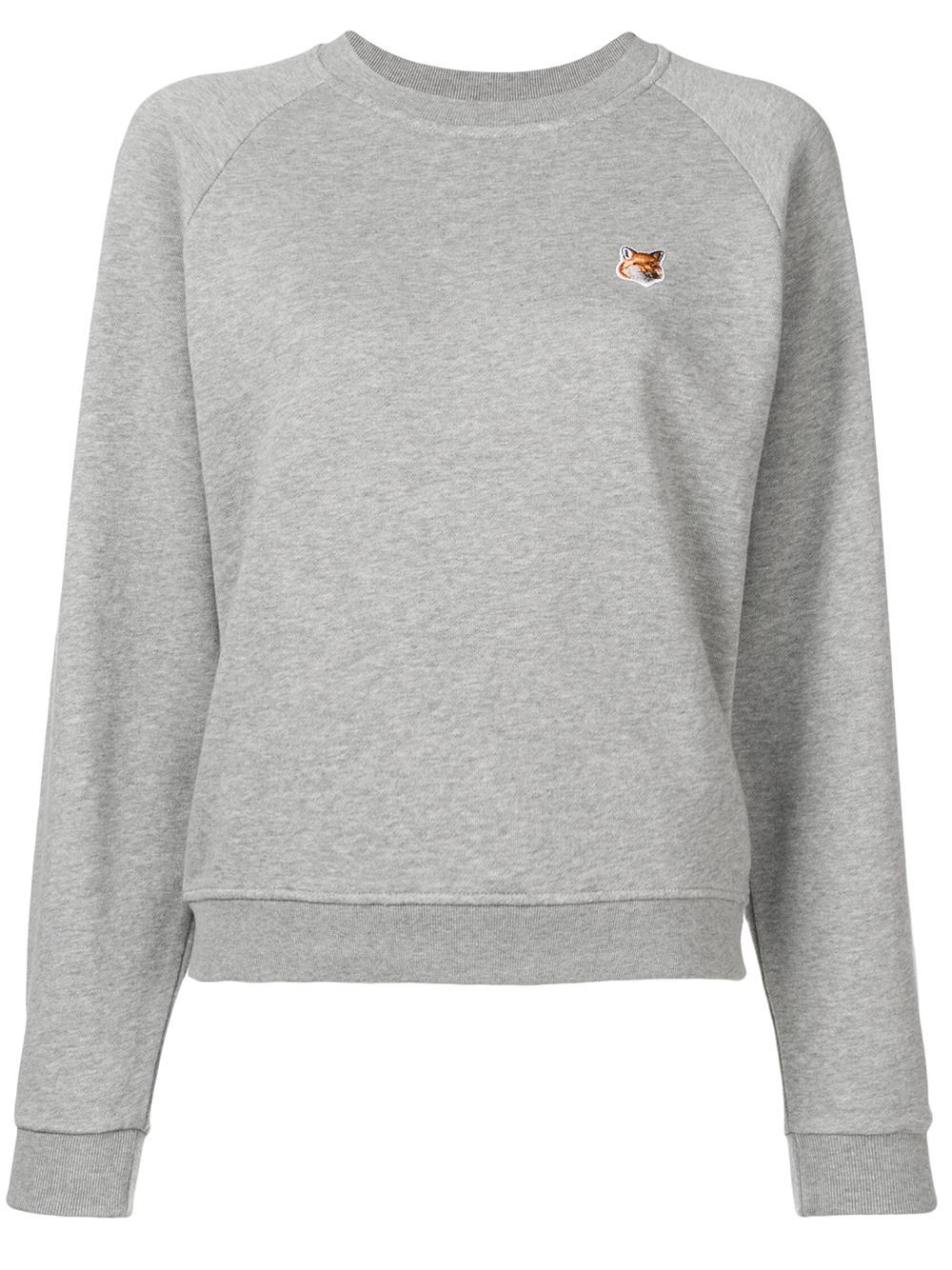 Maison kitsune fox on sale sweatshirt