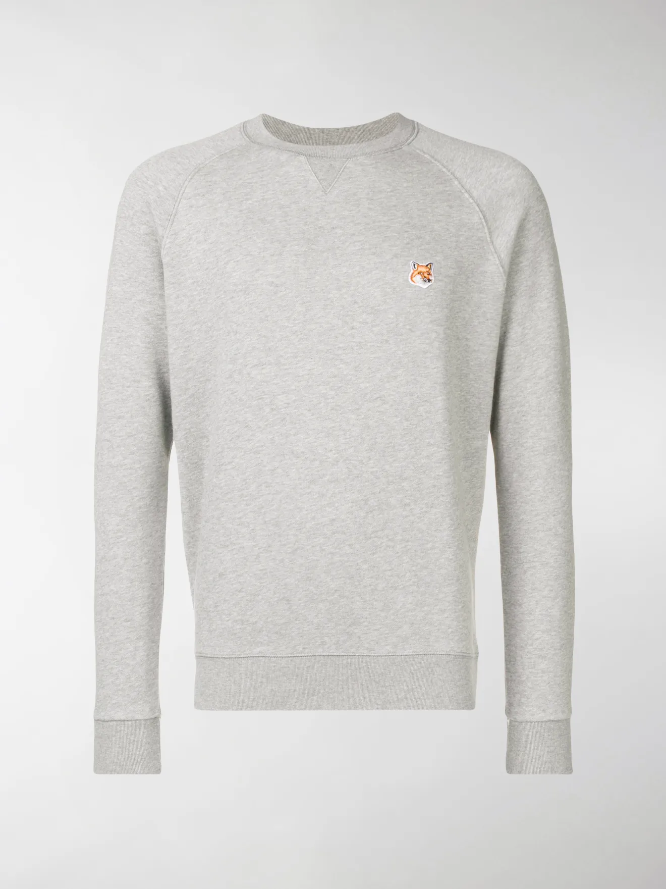 maison kitsune grey sweatshirt