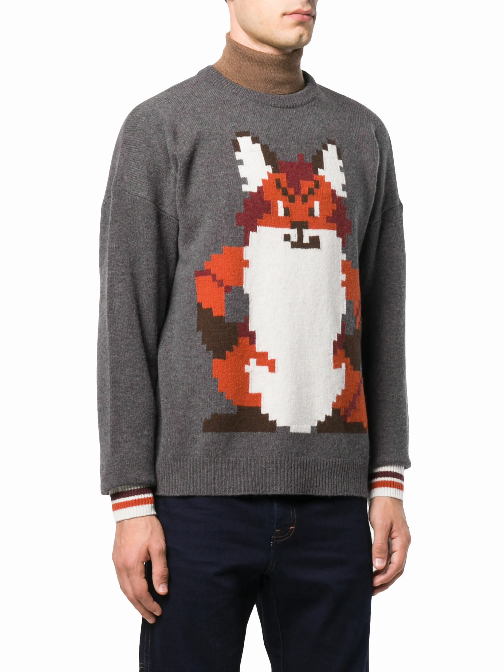 Maison kitsune fox sweater best sale