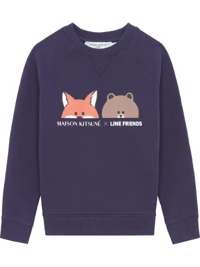 MAISON KITSUNE KIDS Maison Kitsune x Line Friends Sweatshirt Eraldo UK