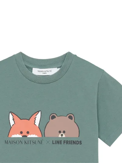 Maison Kitsuné x Line Friends T-Shirt | MAISON KITSUNE KIDS 