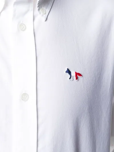 maison kitsune long sleeve polo