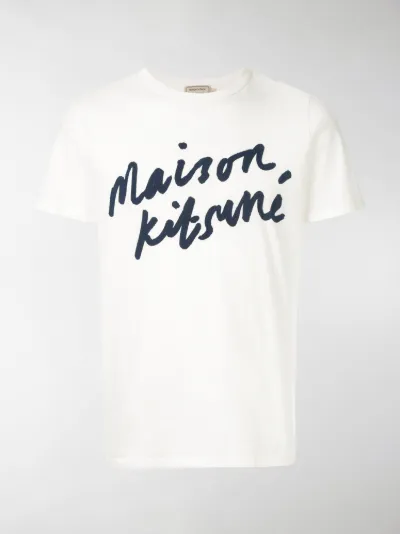 maison kitsune logo t shirt