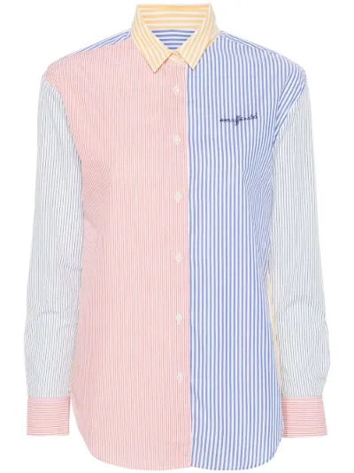 Tee La Couleur in Pink Stripe Tee La Couleur in Pink Stripe