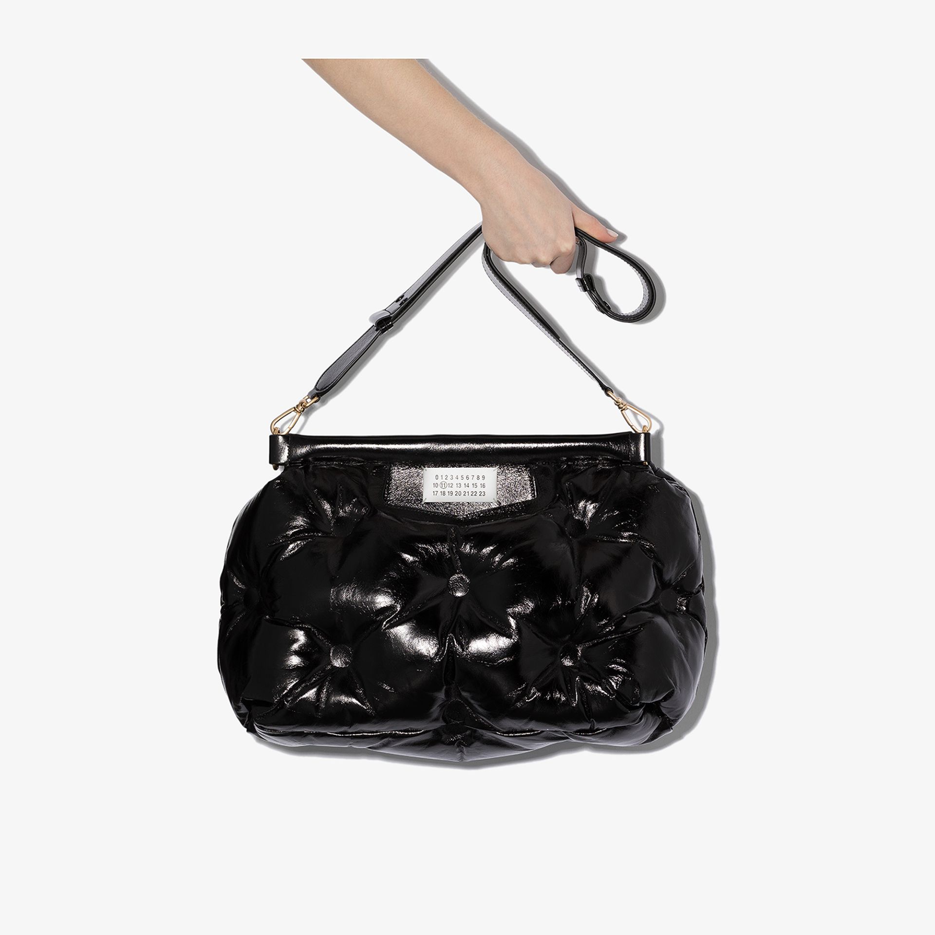 maison margiela leather shoulder bag