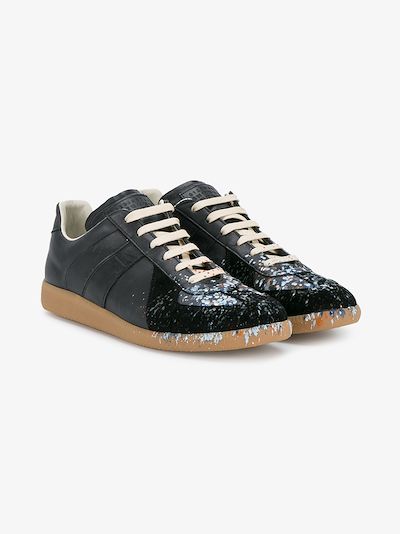 maison margiela painted sneakers