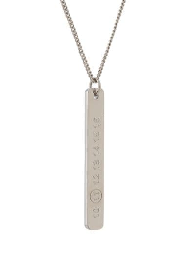 Maison margiela 11 discount logo pendant necklace