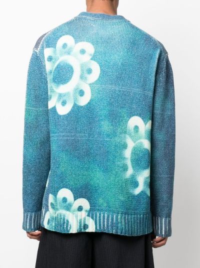 floral-print knit cardigan | Maison Margiela | Eraldo.com