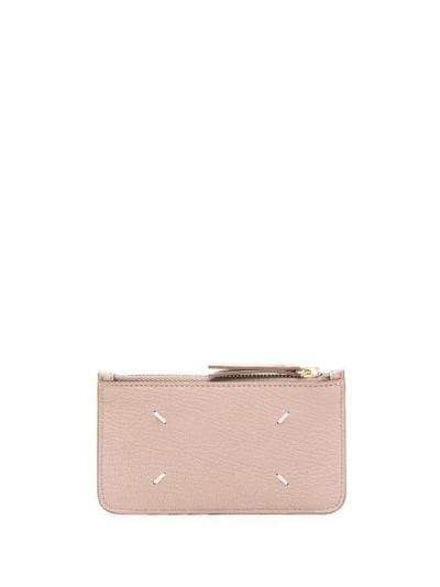 four-stitch leather zipped wallet | Maison Margiela | Eraldo.com