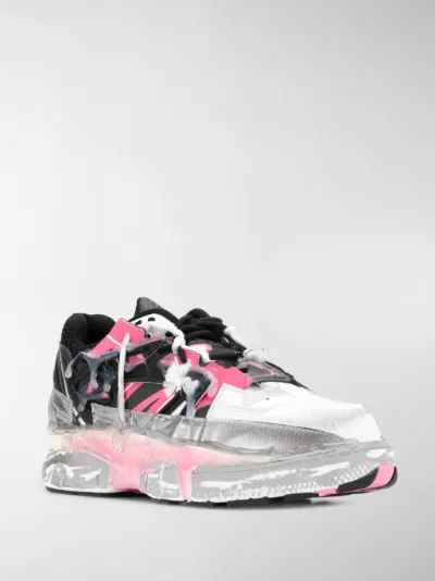 maison margiela fusion leather and mesh