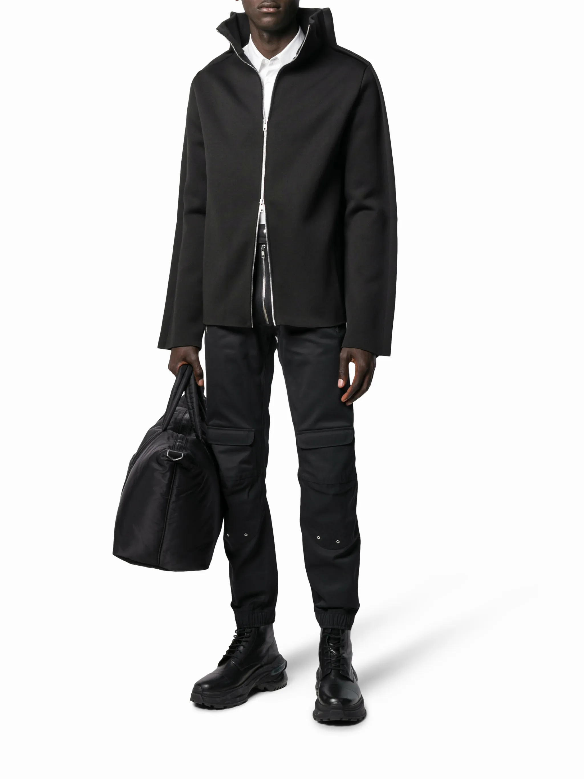 Maison Margiela high collar zip-up sweatshirt | Eraldo.com FR