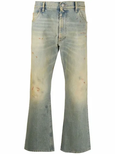 Maison Margiela Jeans con lavaggio acido toni neutri | MODES