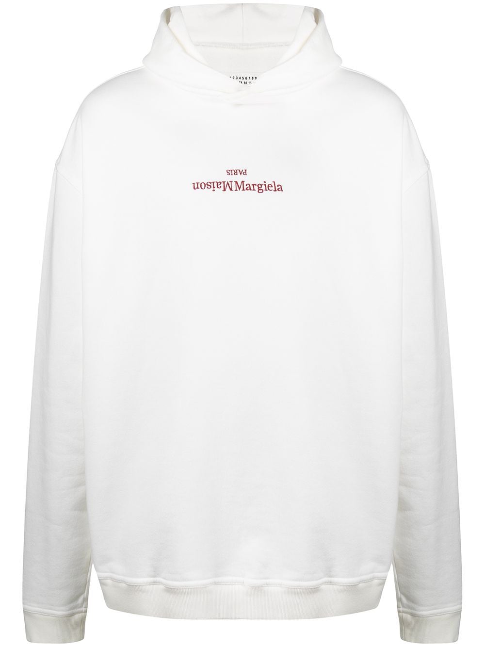 logo embroidery hoodie | Maison Margiela | Eraldo.com