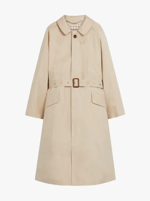 MAISON MARGIELA Putty Bonded Cotton Oversized Iconic Coat