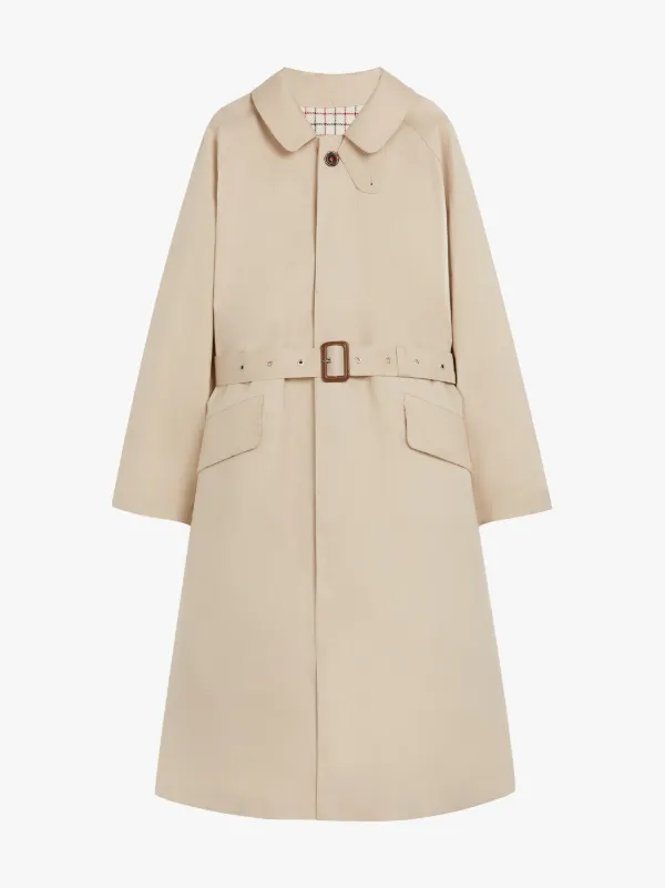 MAISON MARGIELA Putty Bonded Cotton Oversized Iconic Coat