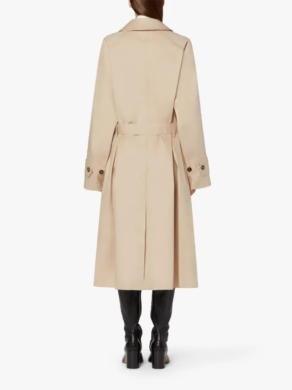 MAISON MARGIELA Putty Bonded Cotton Oversized Iconic Coat