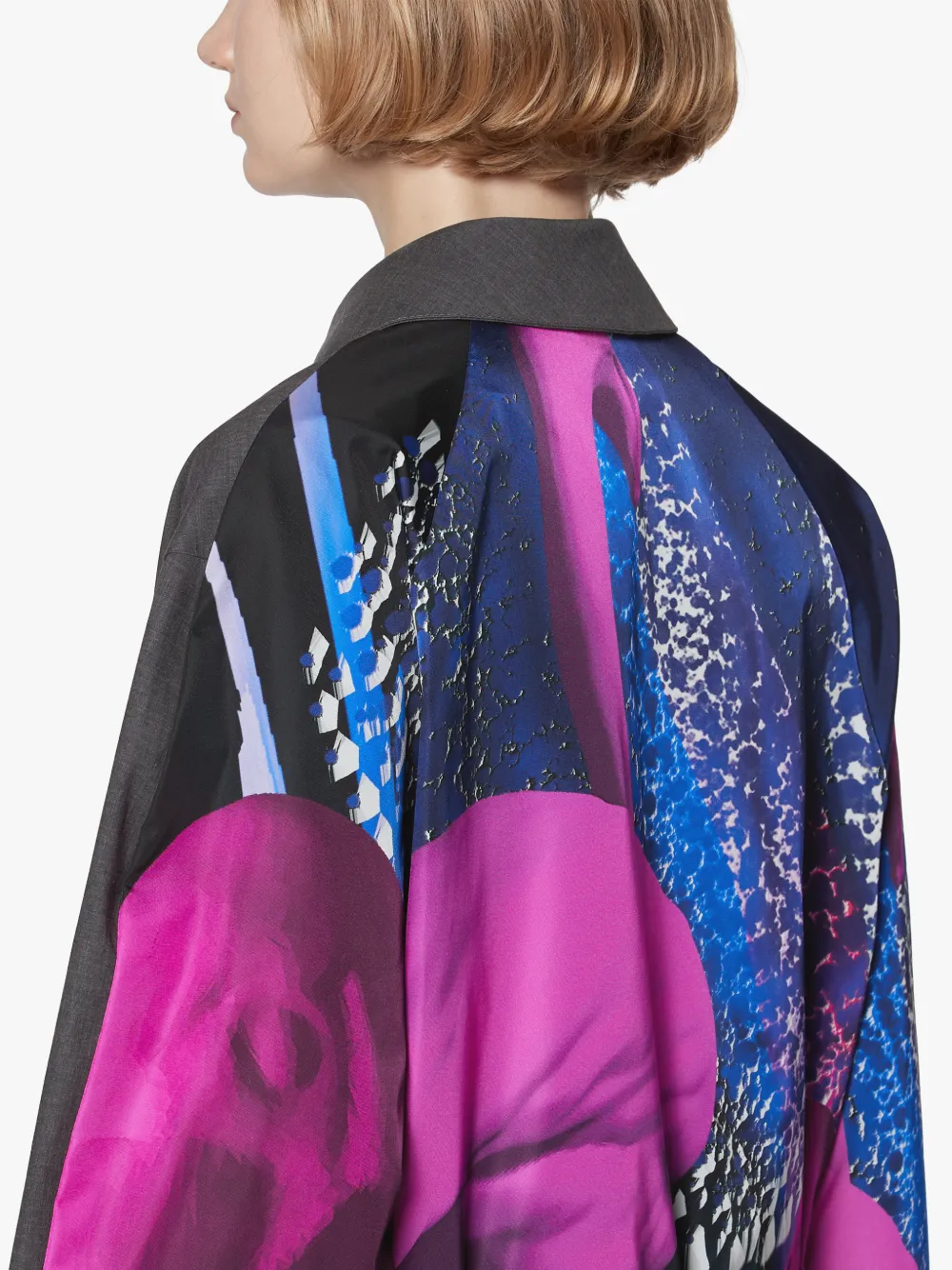 YOKE / LEATHER-LIKE CAR COAT – carol ONLINE STORE