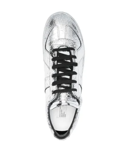 maison margiela metallic sneakers