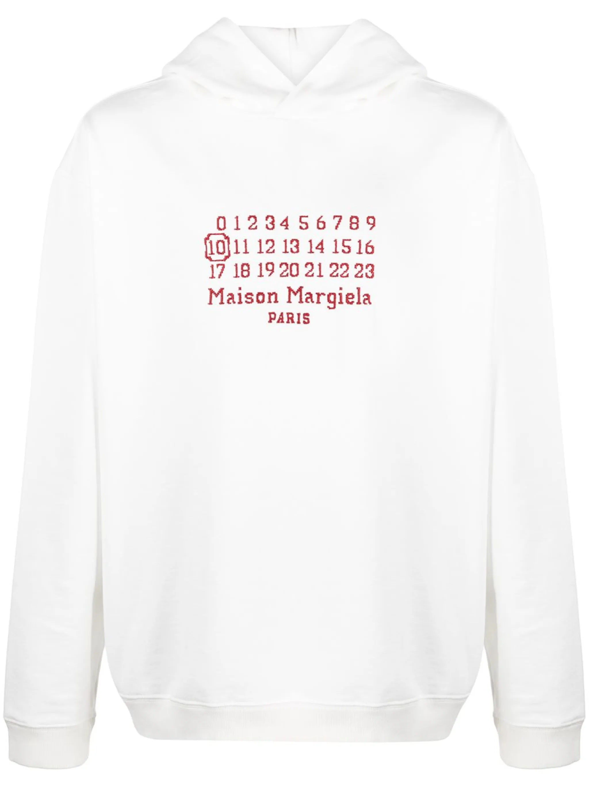 Maison Margiela numbers-logo cotton hoodie | Eraldo.com DE Maison Margiela numbers-logo cotton hoodie | Eraldo.com DE