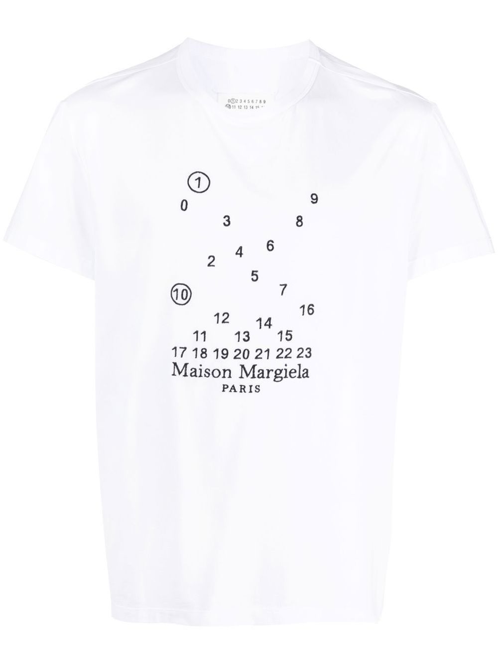 Maison Margiela Numeric logo-embroidered T-shirt | Eraldo.com SB