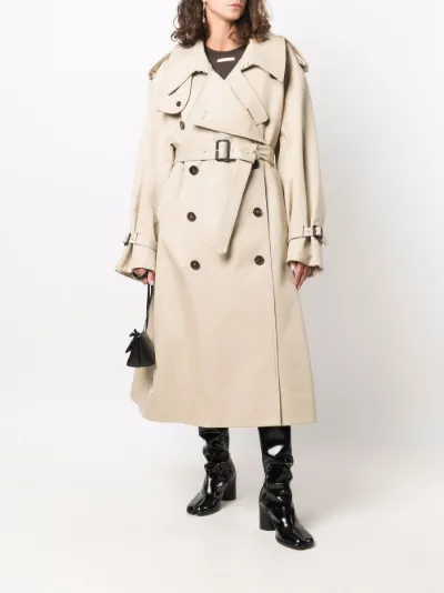 oversized mac trench coat