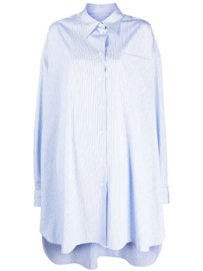 Maison Margiela pinstriped poplin shirt | Eraldo.com UK