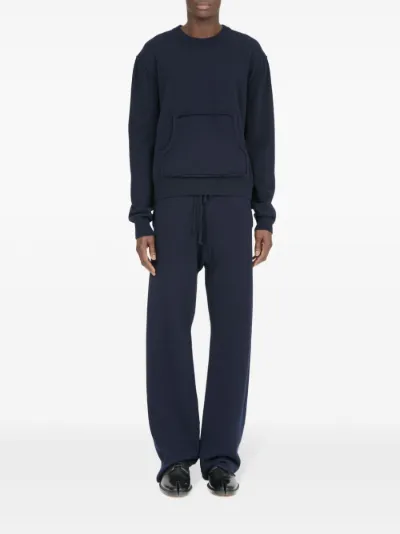 Maison Margiela pouch-pocket four-stitch sweatshirt | Eraldo