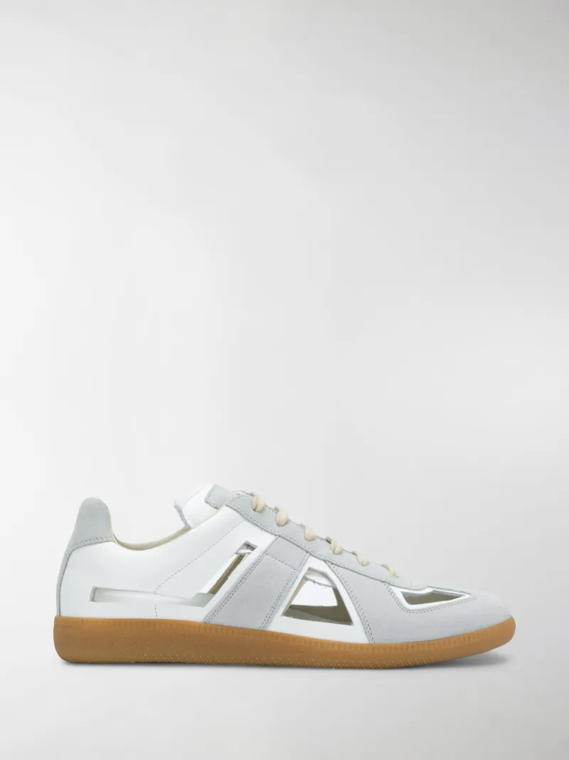 maison margiela cut out sneakers