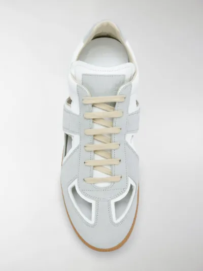 maison margiela cut out sneakers