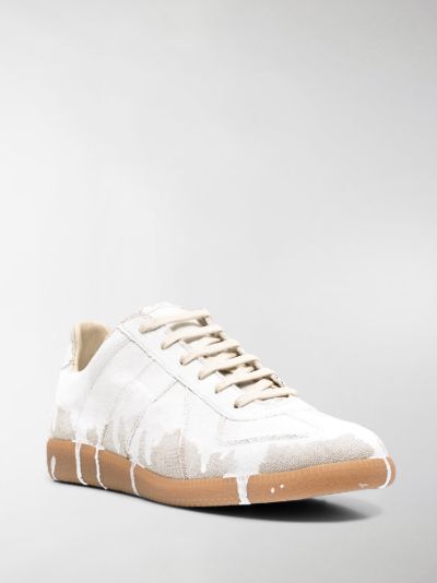 maison margiela painted sneakers